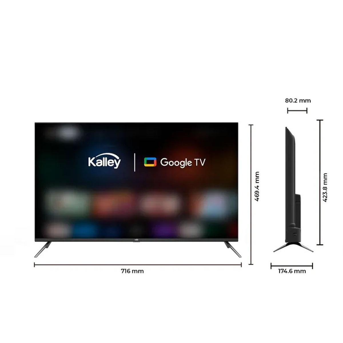 KALLEY - TV KALLEY 32 Pulgadas K-GTV32FHD LED Smart TV Google