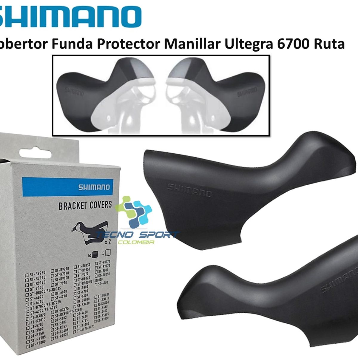 SHIMANO - Cobertor Funda Protector Manillar Shimano Ultegra 6700 Ruta