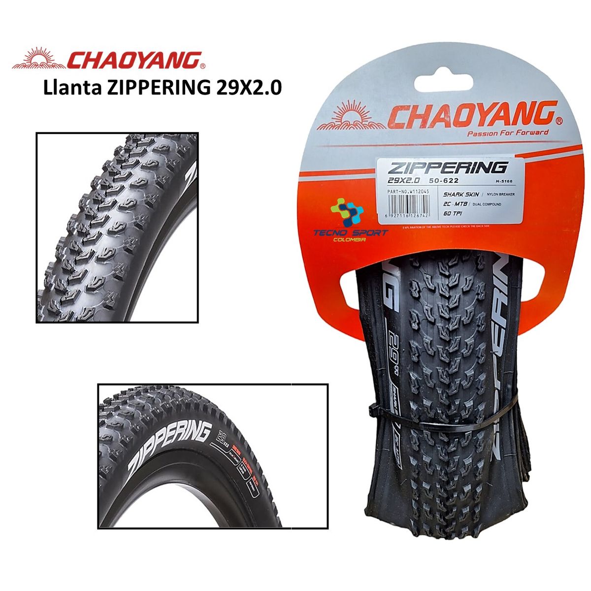 CHAOYANG - Llanta Chaoyang 29 X 2.0 Pleglable Bicicleta Mtb