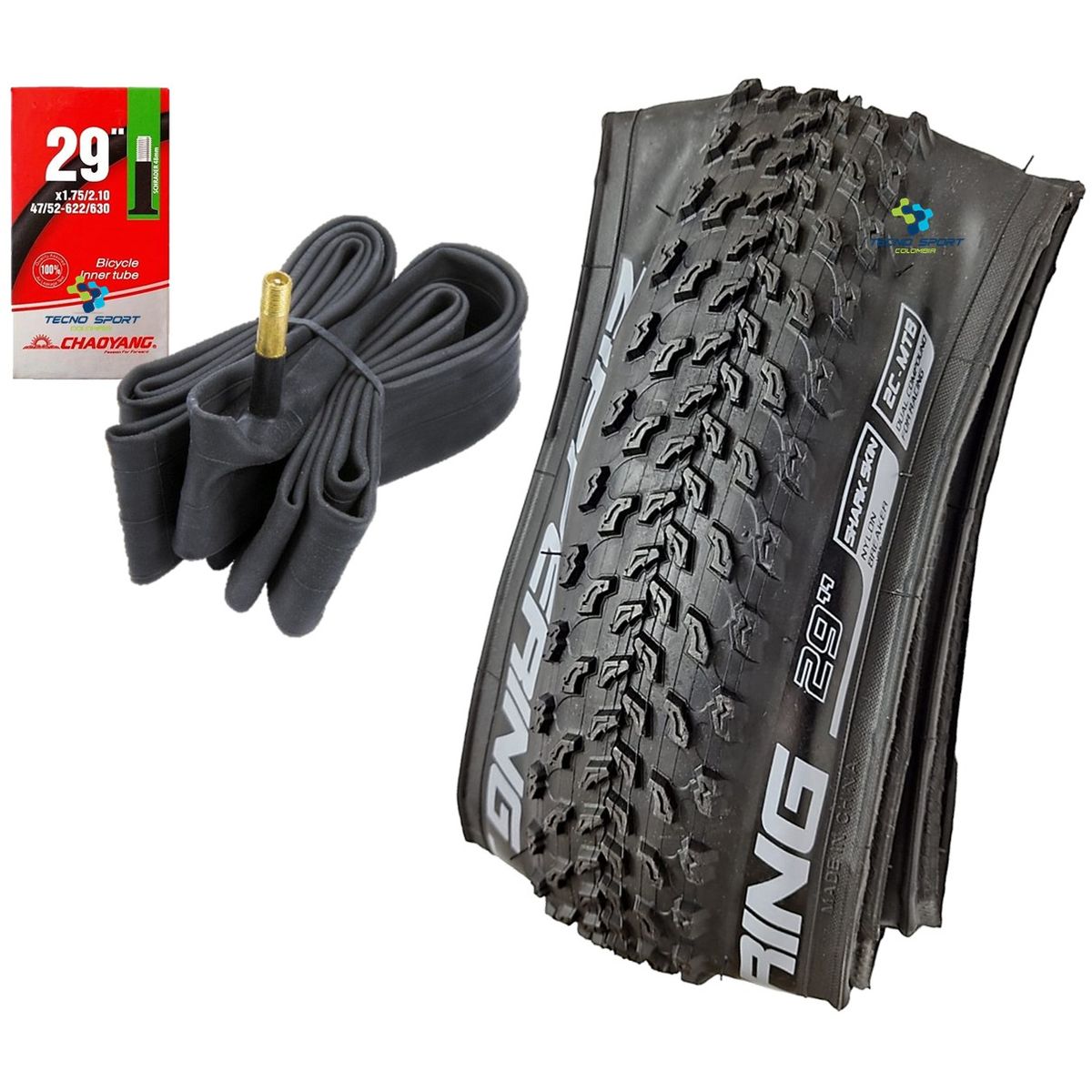 CHAOYANG - Combo Llanta + Neumático Chaoyang Rin 29 Bicicleta Mtb