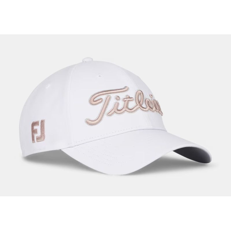 TITLEIST - Gorra Golf Titleist Tour Performance Blanco Rosado 2025