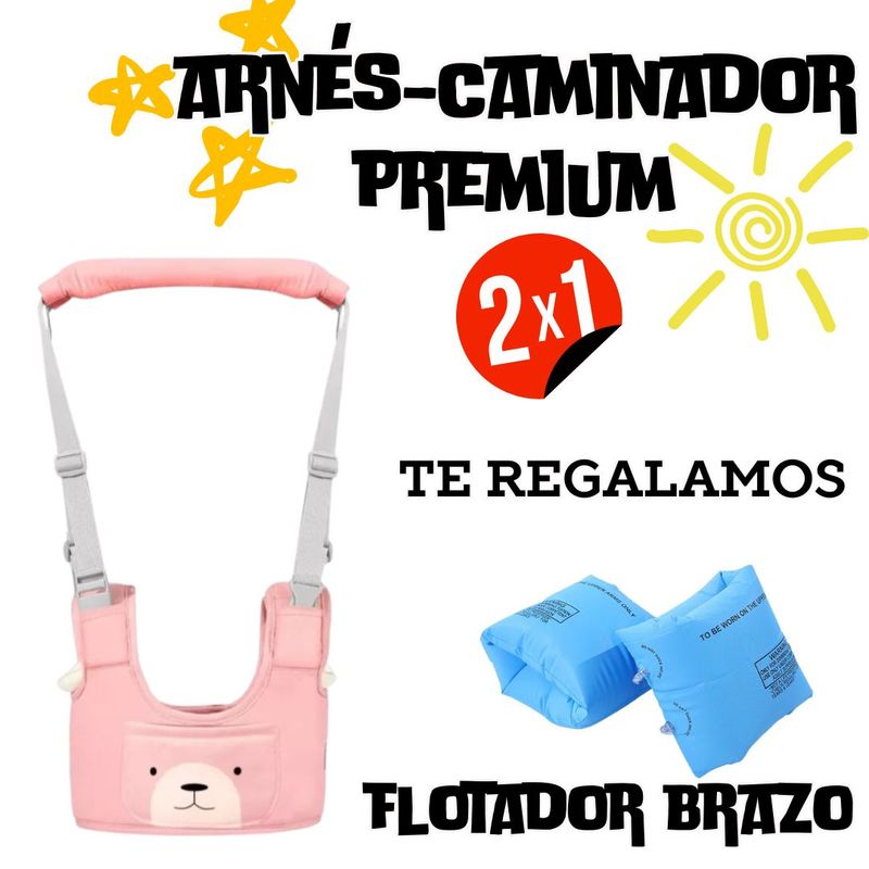 BABY BOOM - ARNES PARA CAMINADOR DE BEBES AJUSTABLE + REGALO