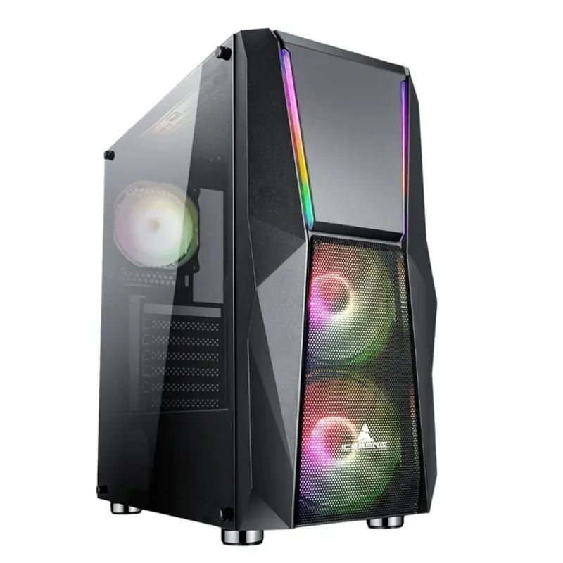 ICEBERG - Caja Chasis Iceberg Turbo Z10 / EATX / 5 Ventiladores + 2 Tiras ARGB