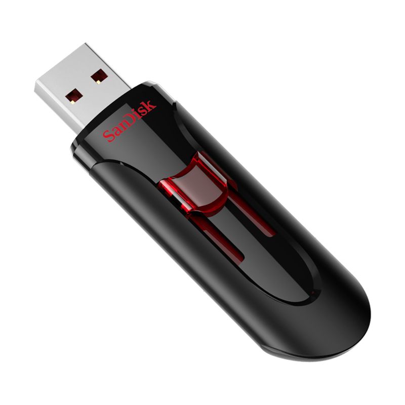 SANDISK - Memoria Usb 3.0 Sandisk Cruzer Glide 128gb, Diseño Retráctil