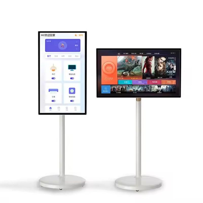AMERICAN GENERICS - Pantalla Monitor Inteligente 24” Full HD Con Base Móvil y Android 12