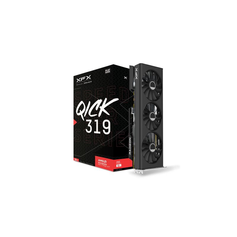 AMD - TARJETA DE VIDEO AMD XFX RX 7700XT 12GB GDDR6 QUICKSILVER 319