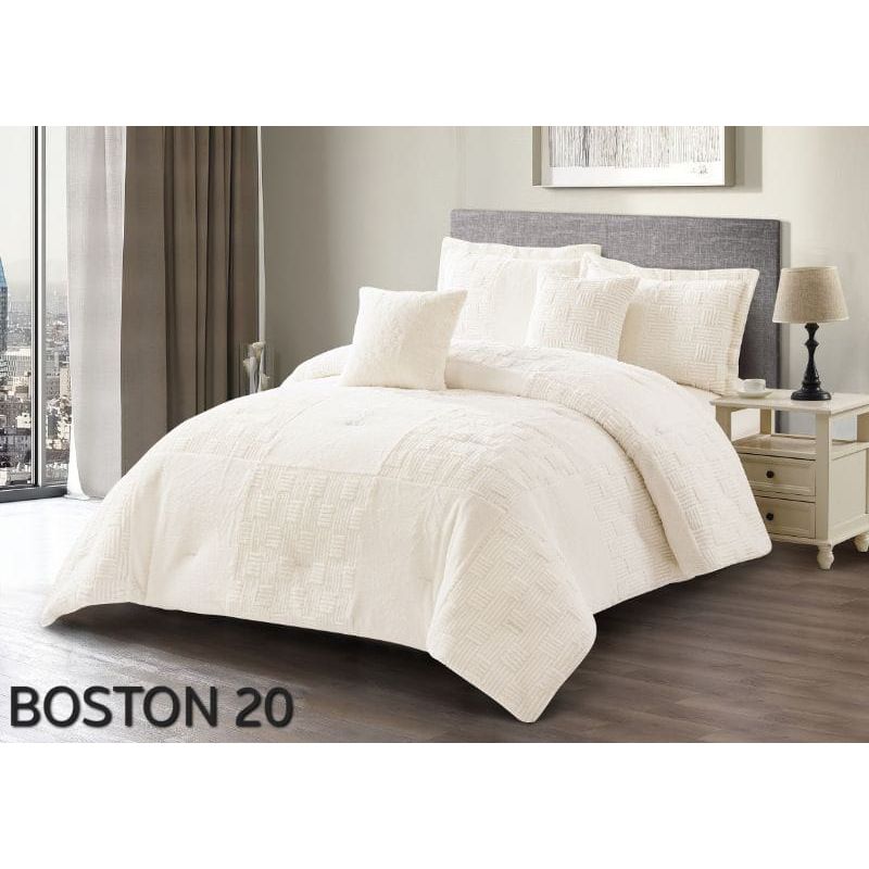 GENERICO - Sobrecama Cisne Blanco Cama Queen 160