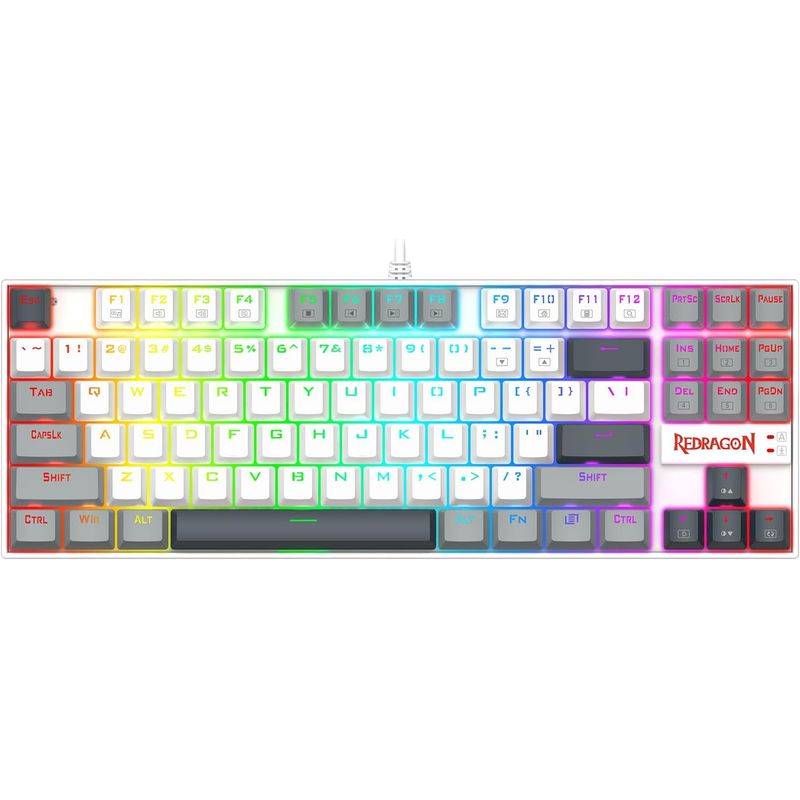 REDRAGON - Teclado Gamer Redragon Kumara K552WGL - R Switches Rojos Rainbow USD