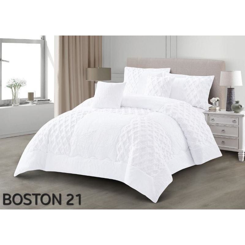 GENERICO - Sobrecama Cisne Blanco Cama King 2X2