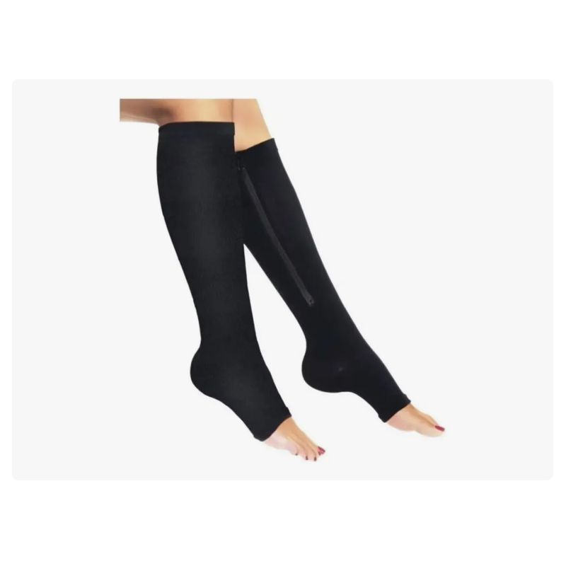 GENERICO - Media Compresion Anti Varices Circulacion Cremallera Conpres