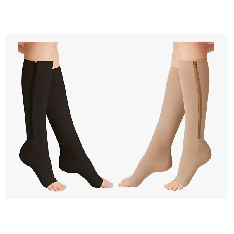 GENERICO - Media Compresion Anti Varices Circulacion Cremallera Conpres
