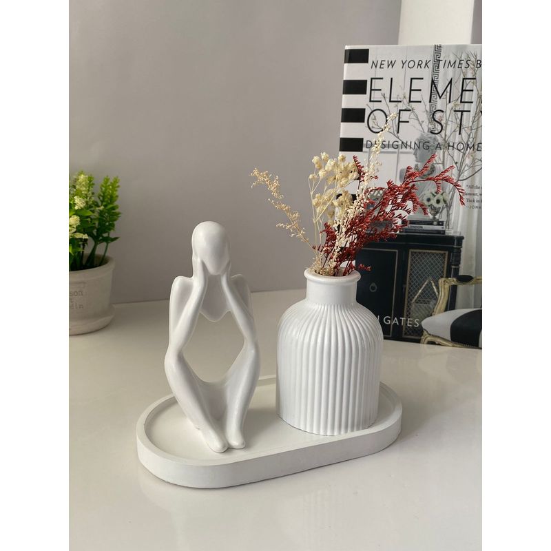 GENERICO - Adorno decorativo para centro de mesa repisa mueble o habitación hogar moderno