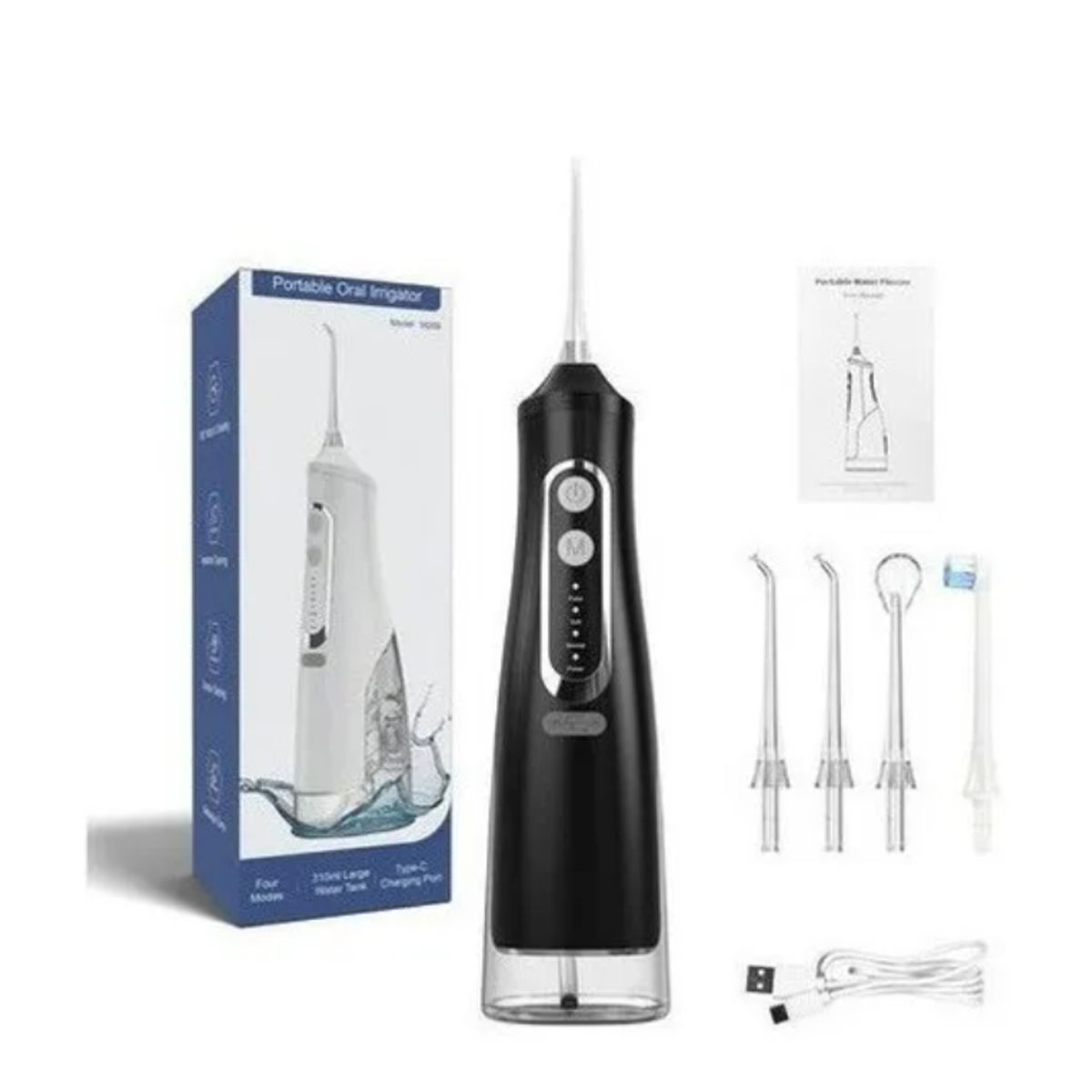 GENERICO - Irrigador Bucal Genérica Irrigator Scaler Water Negro 110v