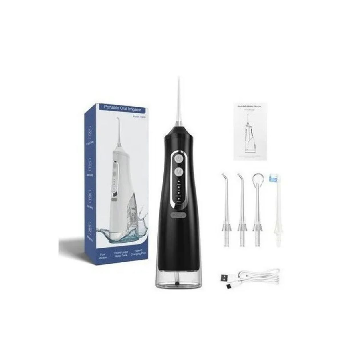 GENERICO - Irrigador Bucal Genérica Irrigator Scaler Water Negro 110v