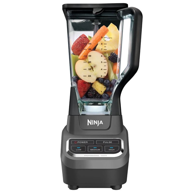 NINJA - Licuadora Ninja Profesional de 1000 W Color Negro/Plata