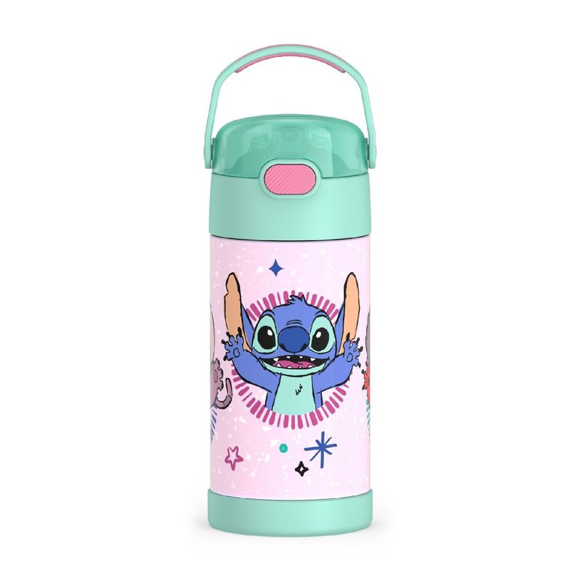 THERMOS - Termo Pitillo Infantil Acero Inoxidable Stitch 12 Onz