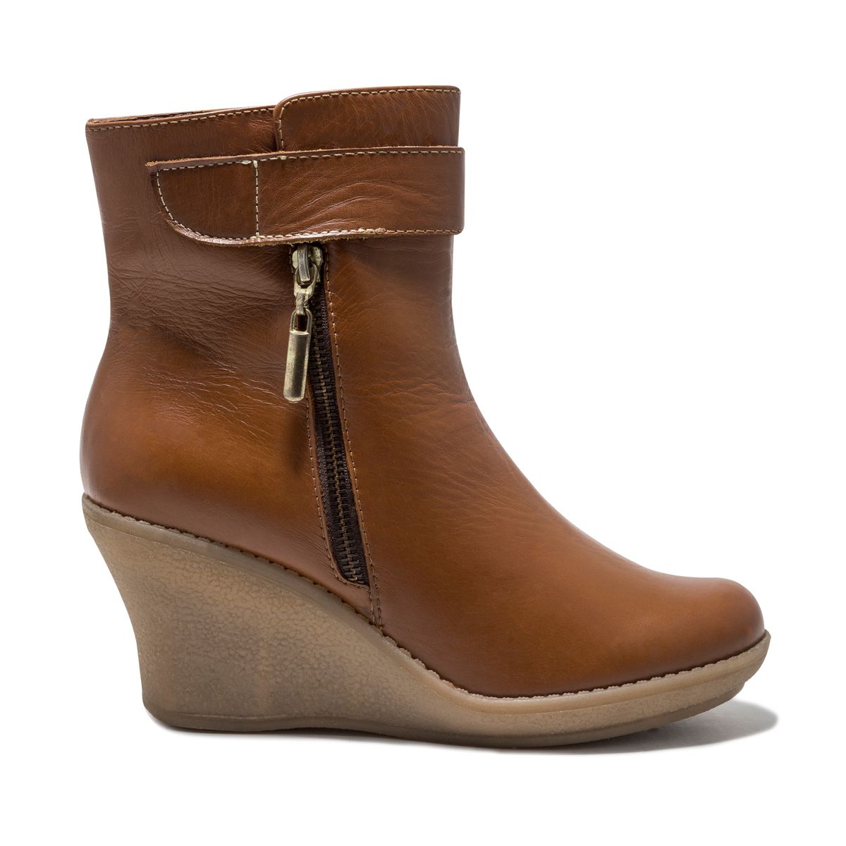 INCO - Botín Casual Para Mujer Miel Keyla