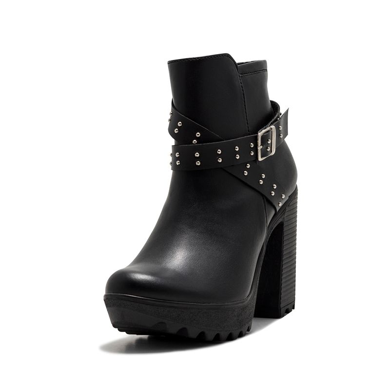 INCO - Botín Casual Para Mujer Negro Caddri
