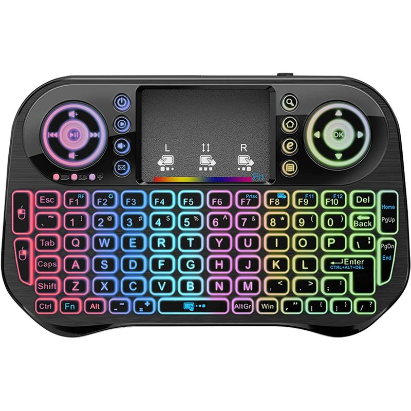 GENERICO - Mini Teclado Inalambrico Bluetooth Airmouse Androidtv Y Pc