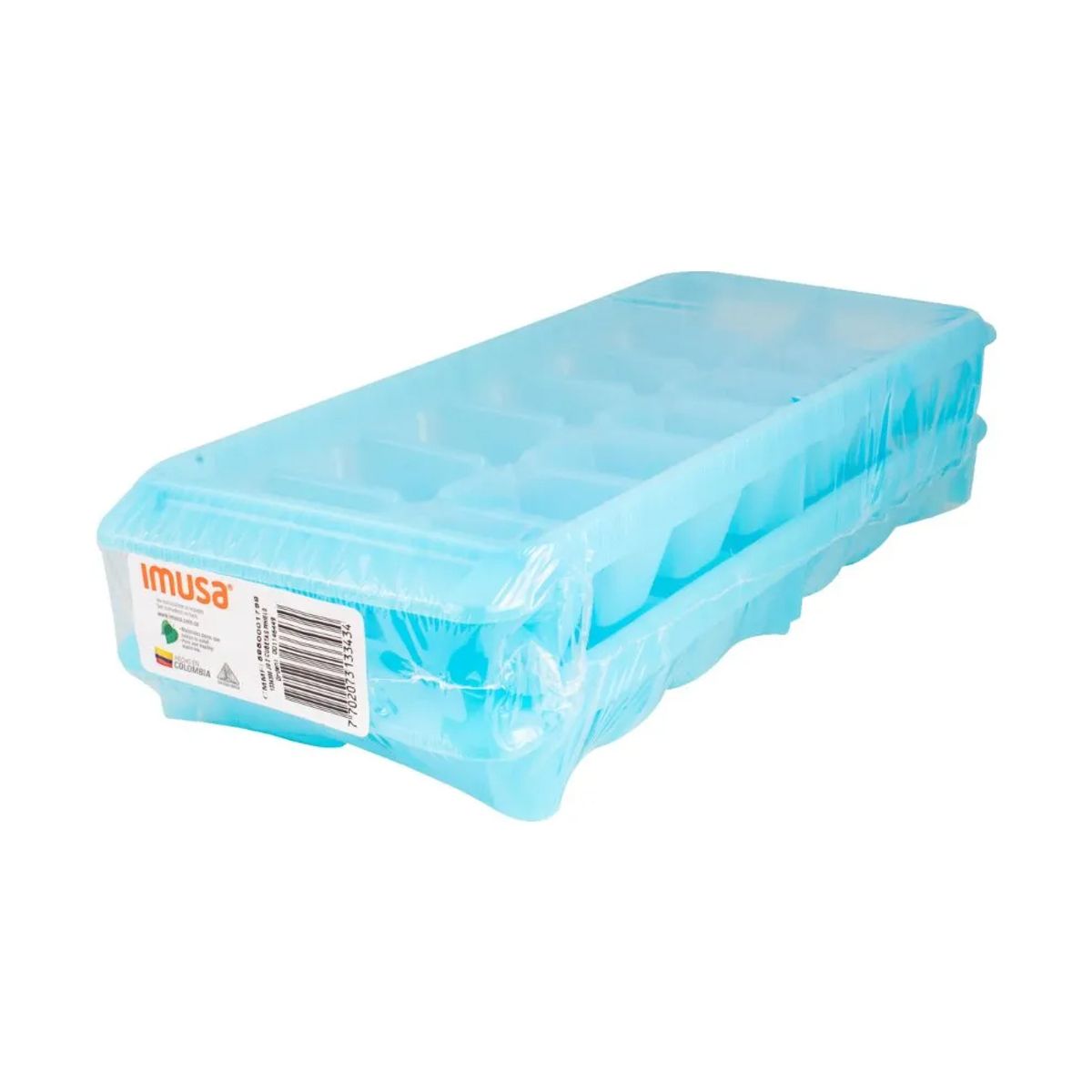 IMUSA - Cubetera de Hielo Imusa Plásticas X2 Unds Azul