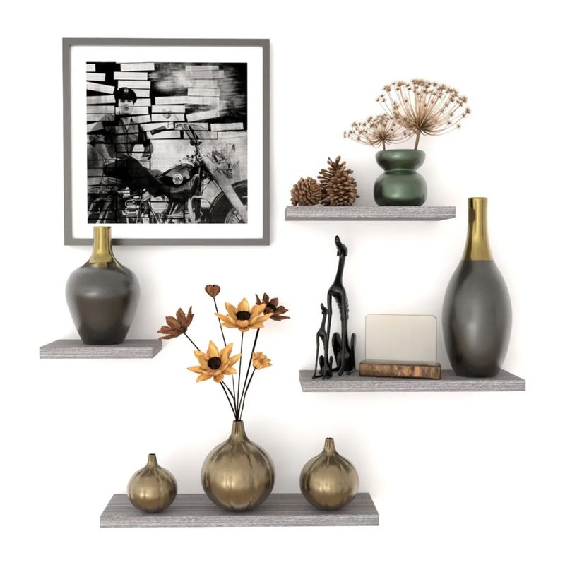 GENERICO - Super Promo!!!! Set 4 Repisas Flotantes - Decoración Moderna