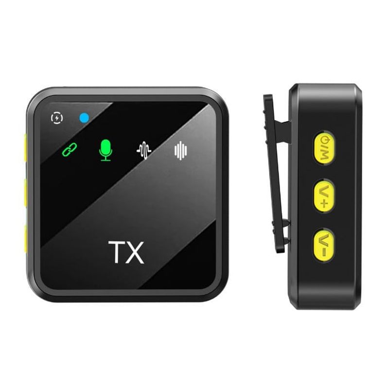 GENERICO - Micrófono Inalámbrico De Solapa Tx F9 Android iPhone Y Pc