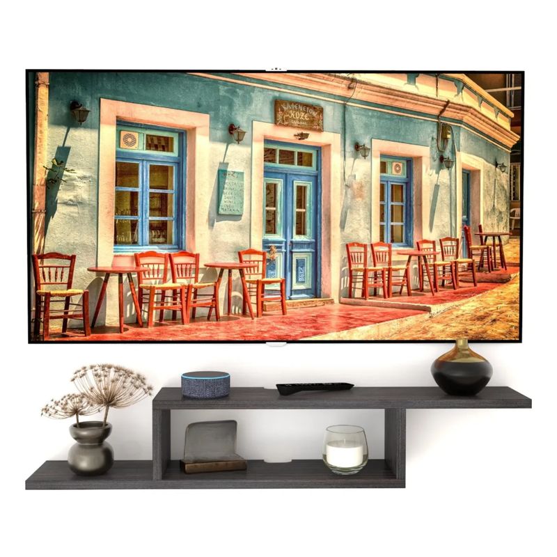 GENERICO - Super Promo  Repisa Flotante Tv  Decoración Sujetalibro