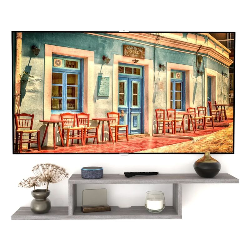 GENERICO - Super Promo  Repisa Flotante Tv  Decoración Sujetalibro