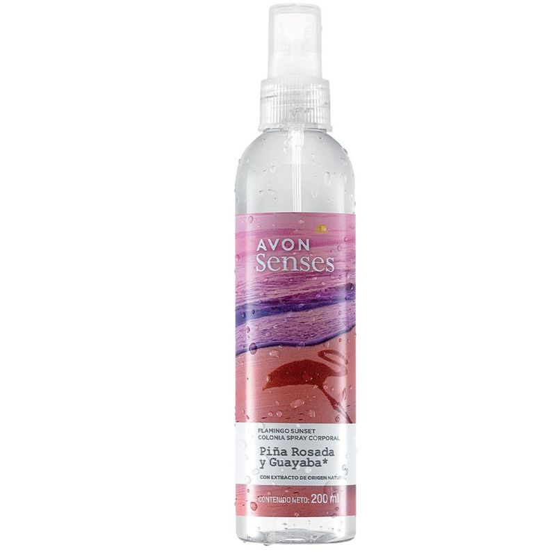 AVON - Avon Senses Spray Corporal Piña Rosada y Guayaba - 200 ml