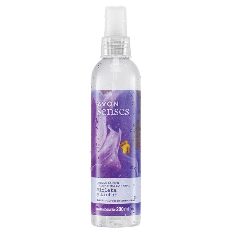 AVON - Avon Senses Spray Corporal Violeta y Lichi - 200 ml