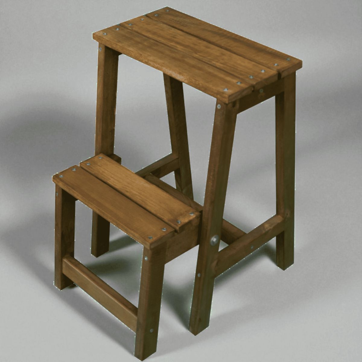 WOODMADE - Banca Multifuncional Escalera de Madera