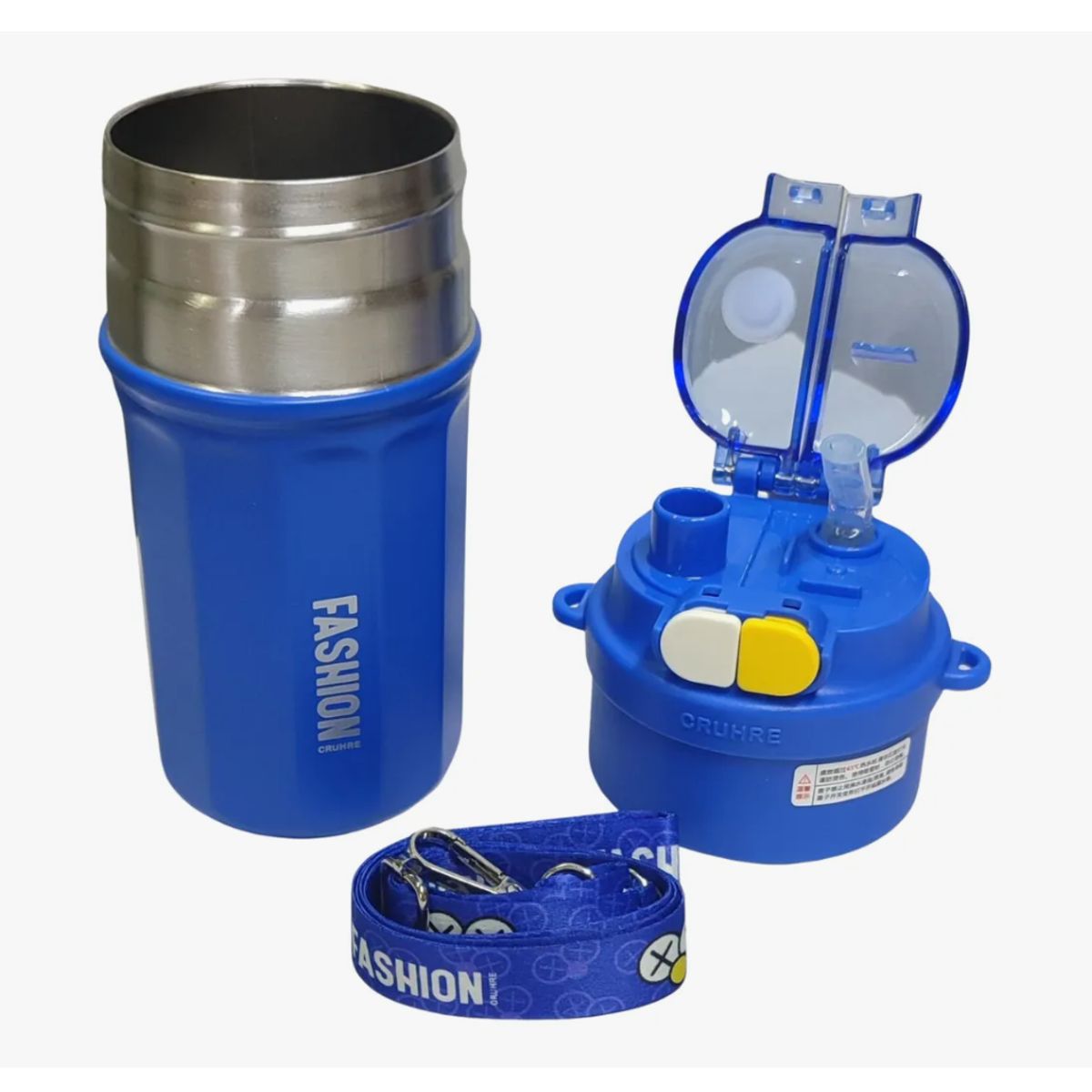 GENERICO - Termo En Acero Inoxidable 500ml Nuevo Azul