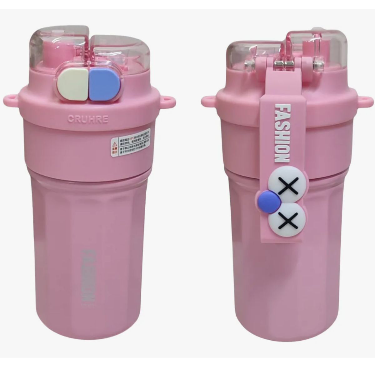 GENERICO - Termo En Acero Inoxidable 500ml Nuevo Rosa