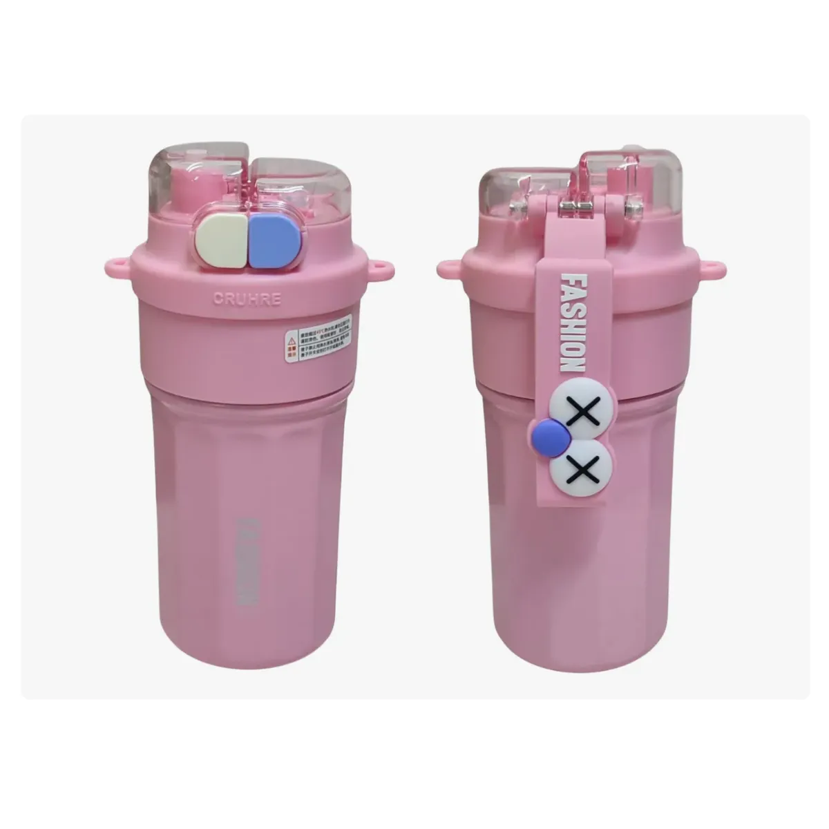 GENERICO - Termo En Acero Inoxidable 500ml Nuevo Rosa