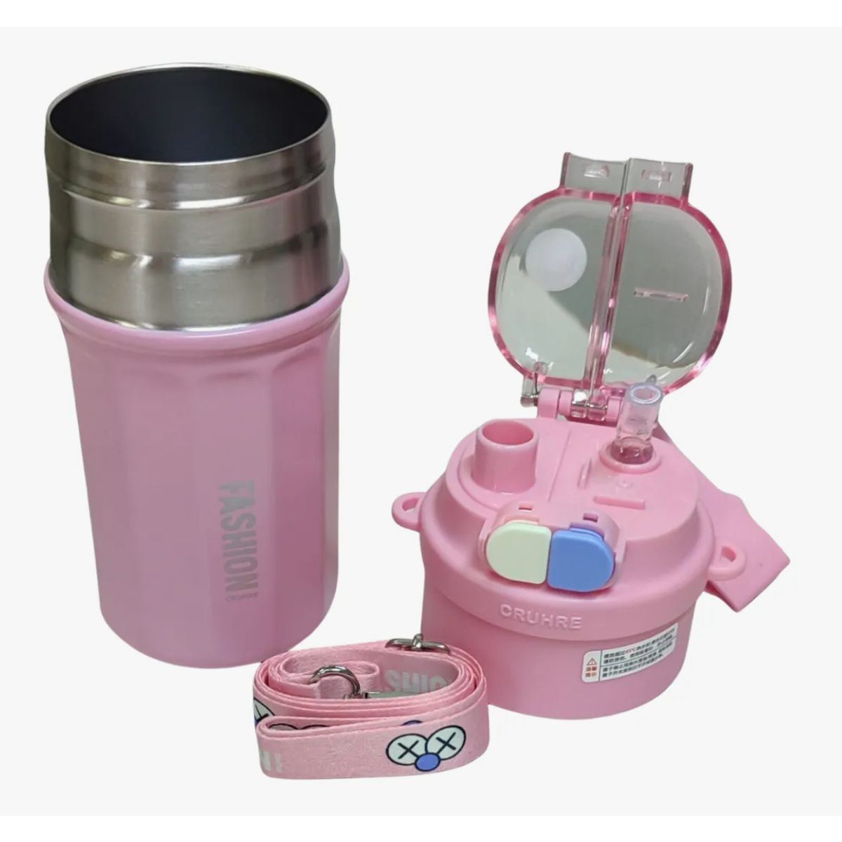 GENERICO - Termo En Acero Inoxidable 500ml Nuevo Rosa