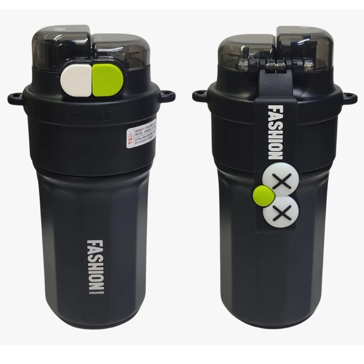 GENERICO - Termo En Acero Inoxidable 500ml Nuevo Negro