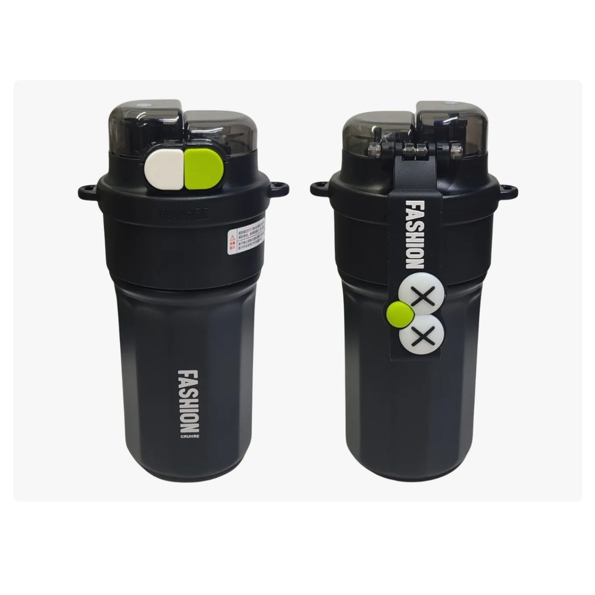 GENERICO - Termo En Acero Inoxidable 500ml Nuevo Negro