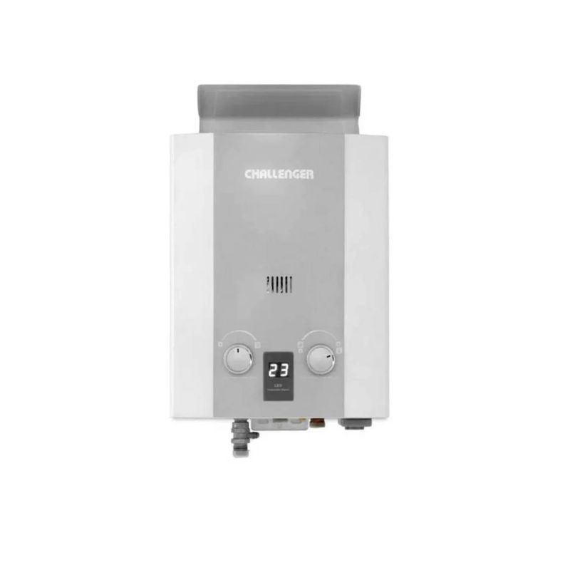 CHALLENGER - Calentador De Paso Gas Natural 5.5 Lt Tiro Natural Challenger