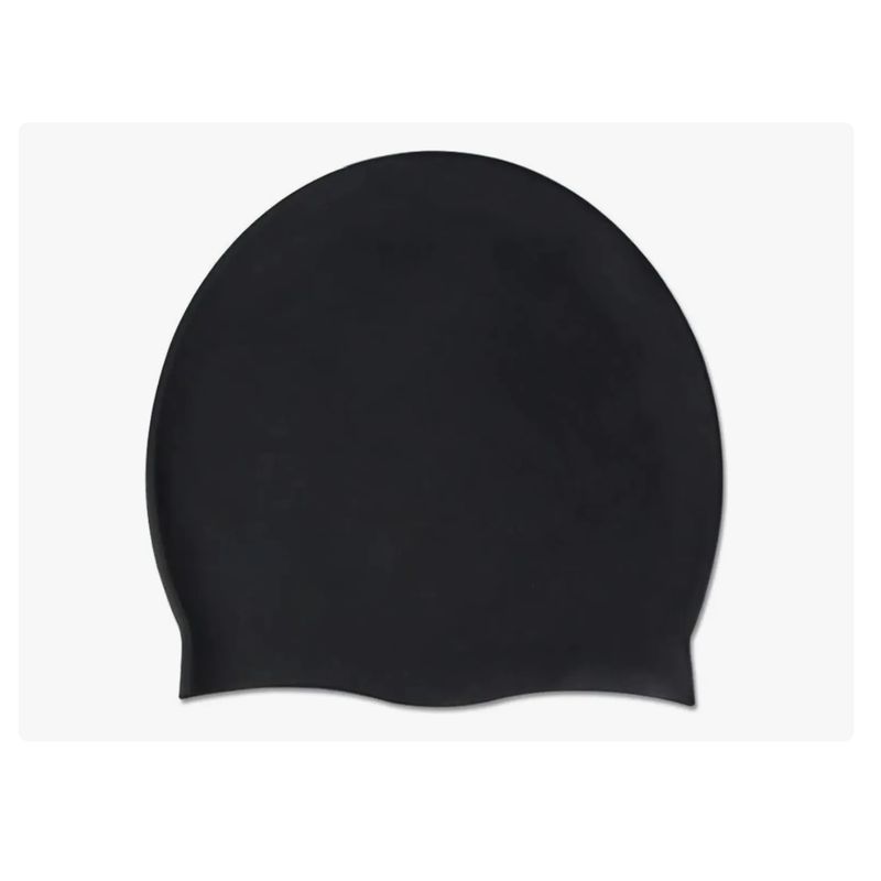GENERICO - Gorros De Natación 100% Silicona Originales Piscina Negro