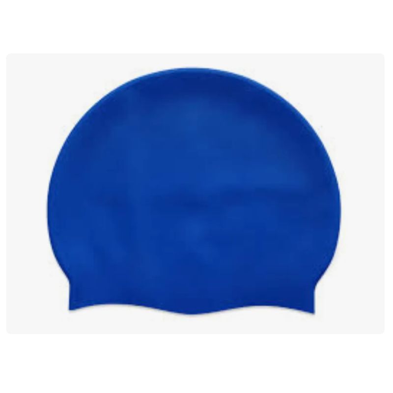 GENERICO - Gorros De Natación 100% Silicona Originales Piscina Azul