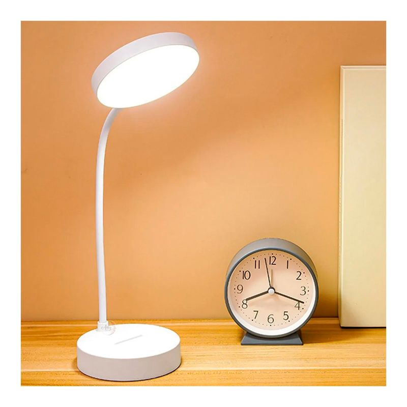 GENERICO - Lampara De Mesa Inalámbrica Recargable Touch Ajustable ROSA