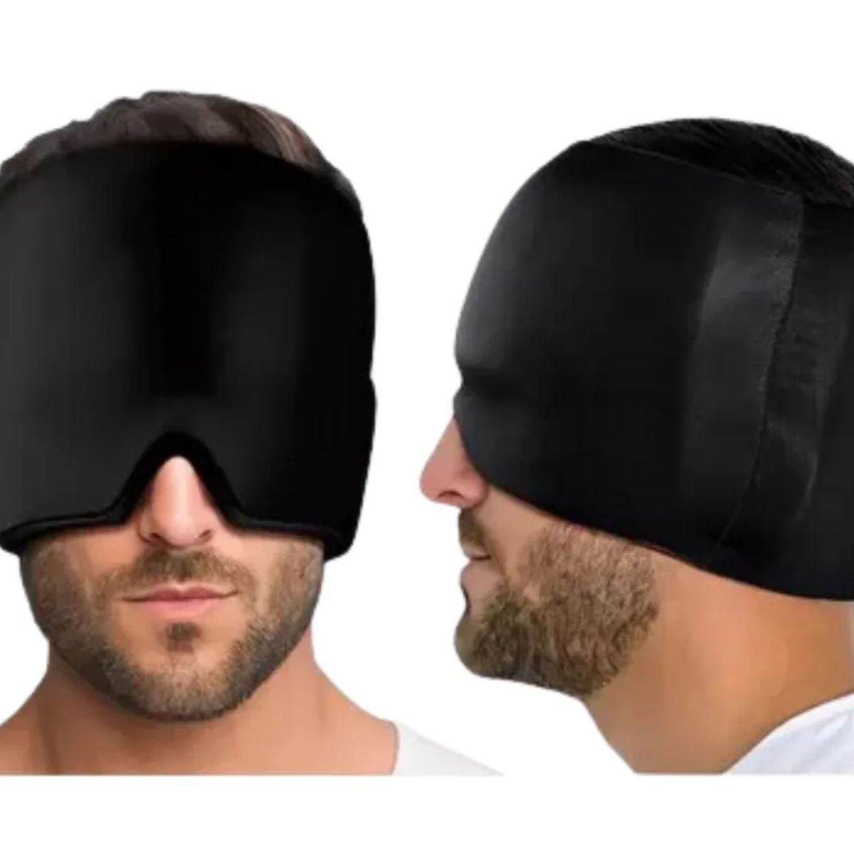 GENERICO - Máscara Facial Sombrero Alivio Migraña Gel