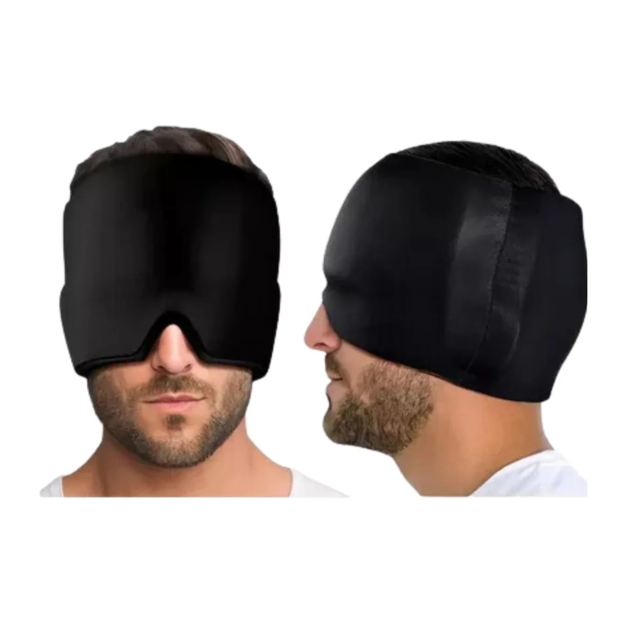 GENERICO - Máscara Facial Sombrero Alivio Migraña Gel