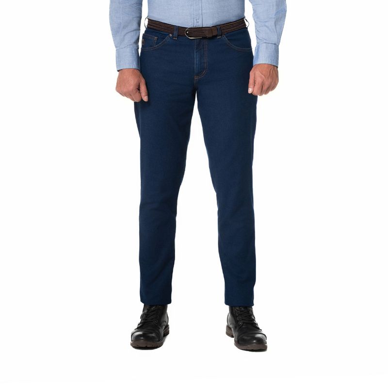 LEC LEE - Jean Slim Hombre Lec Lee Azul Oscuro