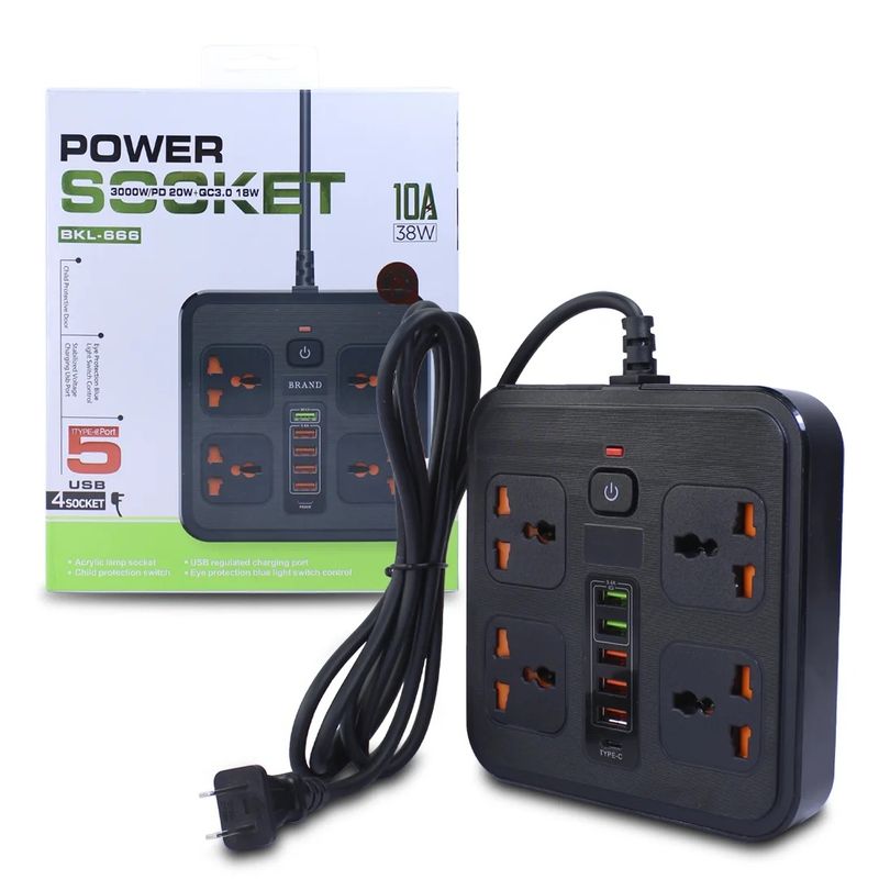GENERICO - Multitoma Power Socket SKL-666