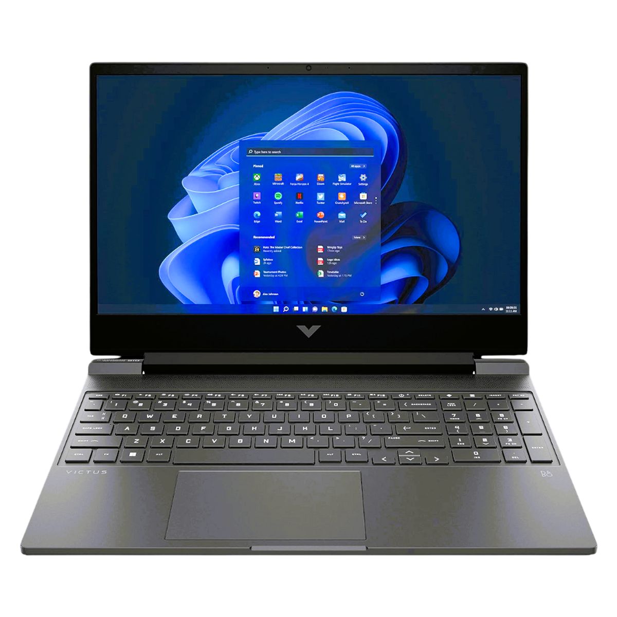 HP - Portátil HP VICTUS CORE I5-12450H DDR4 8GB SSD 512GB RTX3050 4GB WIN11 HOME BLUE FA0033DX