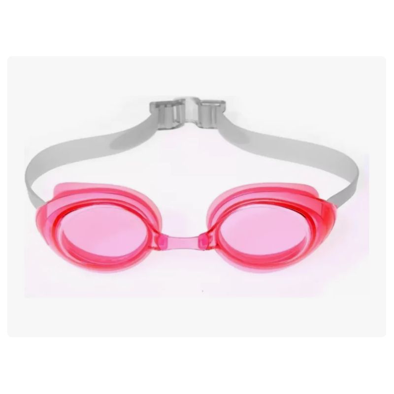 GENERICO - Kit De Gafas Para Natación + Gorro Silicona + Tapa Oídos Rosa