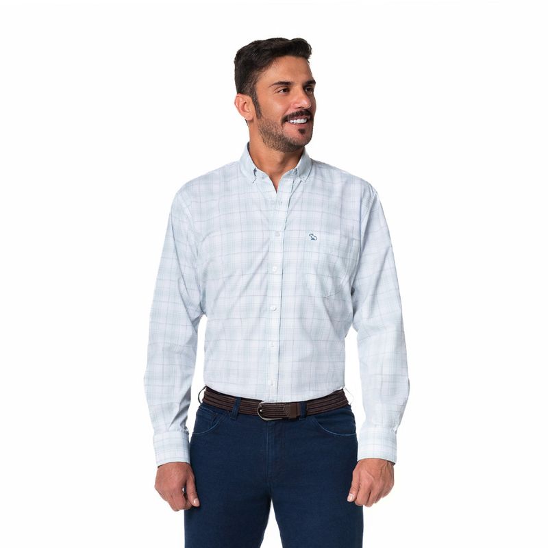 LEC LEE - Camisa Casual Hombre Lec Lee Verde Claro