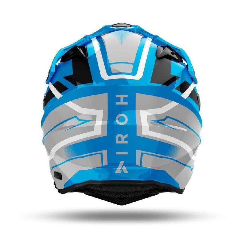 AIROH - AIROH COMMANDER 2 MAVICK CERULEAN AZUL BRILLO TALLA L