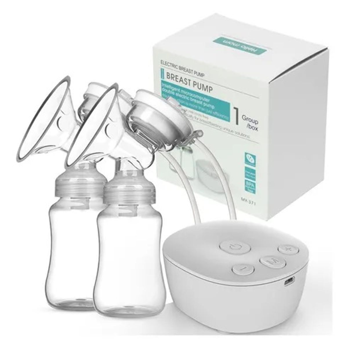 GENERICO - Extractor De Leche Materna Eléctrico Doble Marca Zimeitu